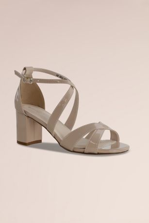 davids bridal nude shoes