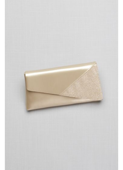 Morgan Metallic Foldover Clutch and Glitter Detail - Wedding Accessories