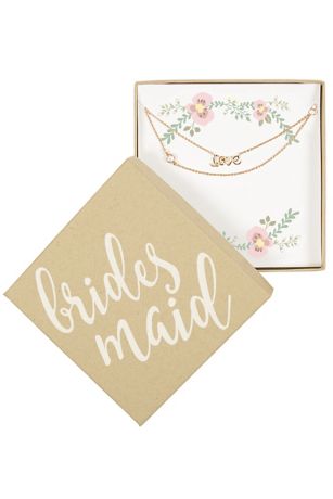 gold bridesmaid accessories