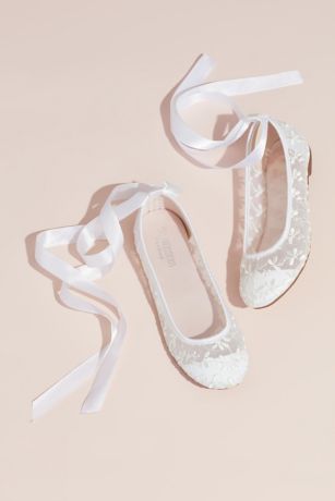 ballet tie up flats