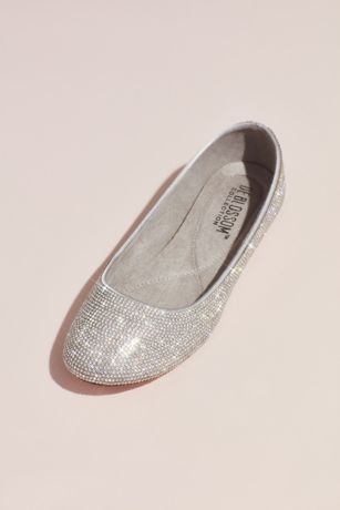 david's bridal ballet flats