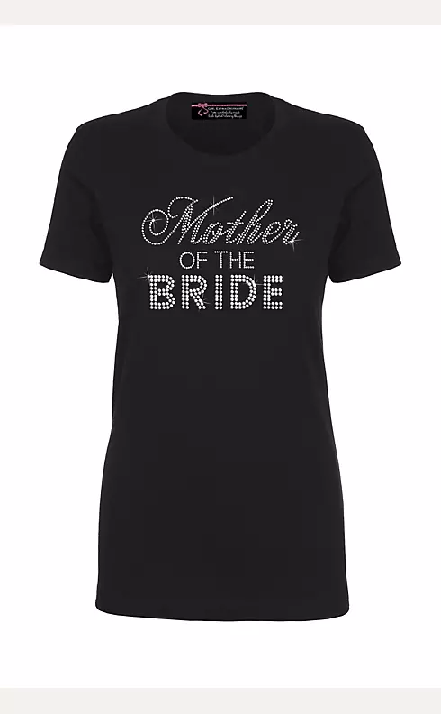 Mother of the Bride Big Bling T-Shirt Image 1