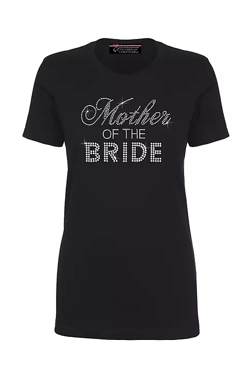 Mother of the Bride Big Bling T-Shirt Image 1