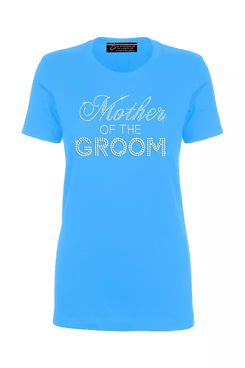 Mother of the Groom Big Bling T-Shirt Image 1
