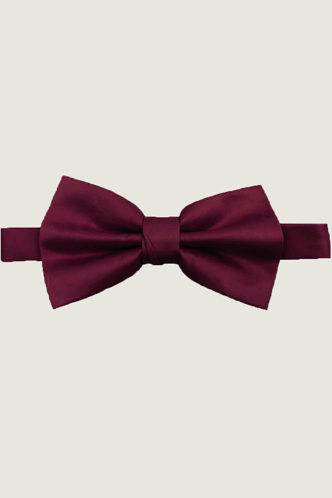 Matte Satin Bow Tie with Adjustable Band Image 1