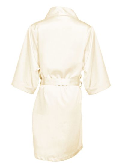 Blank Bridal Luxury Satin Robe - Comfortable and gorgeous, this Blank Bridal Luxury Satin
