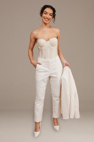 Picture of Wildfang Lace Slim Crop Pants