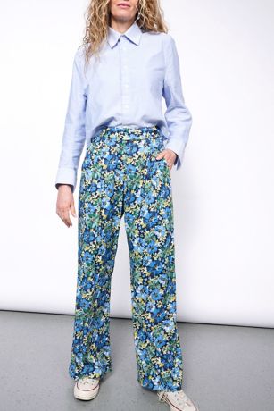 Picture of Wildfang Empower Floral Wide Leg Trouser