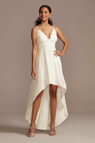 david's bridal high low dress