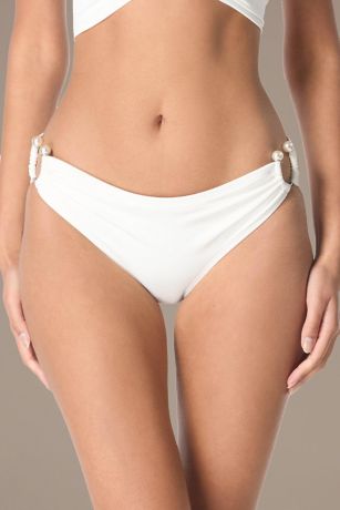 Picture of Low Rise Side Pearl Ring Swimsuit Bottom