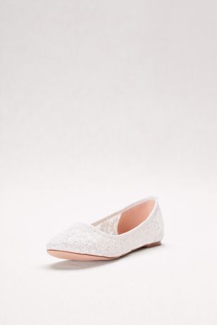 david's bridal ballet flats