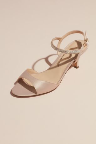 nude evening shoe