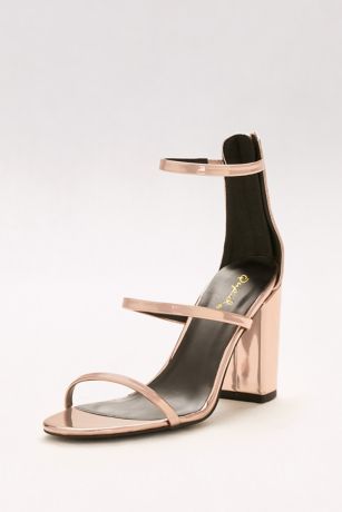 qupid block heel sandals