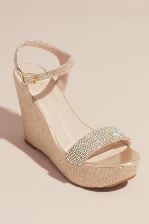 bridal platform wedges