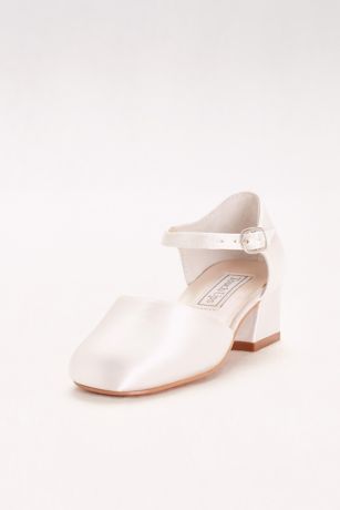 flower girl white shoes