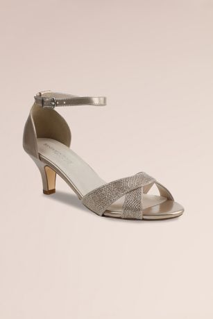 Picture of Low Heel Sandals with Thin Ankle Strap