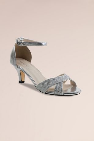 Picture of Low Heel Sandals with Thin Ankle Strap