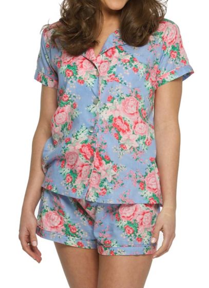 Cotton Floral Pajama Set - Made of silky soft cotton, these adorable Floral
