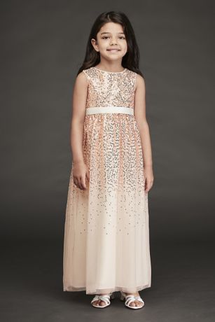 flower girl dresses sequin