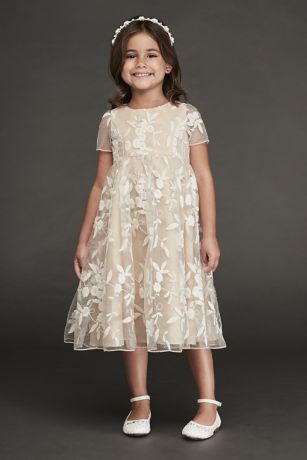 embroidered tea dress