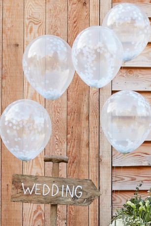 filled balloons