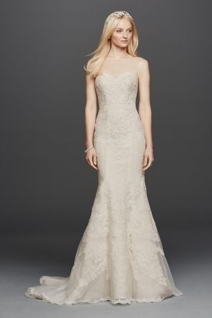 oleg cassini mermaid wedding dress