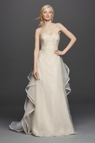 david's bridal detachable train