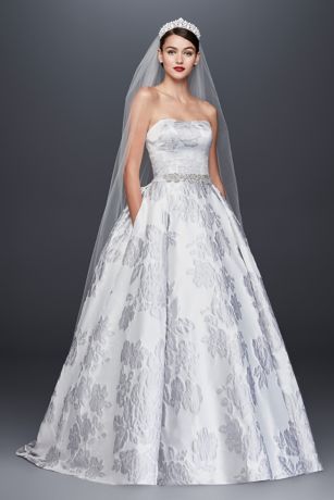 brocade lace wedding dress