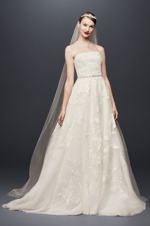 white rose lace wedding dress