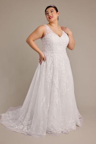 Picture of Allover Beaded Tank A-Line Wedding Dress