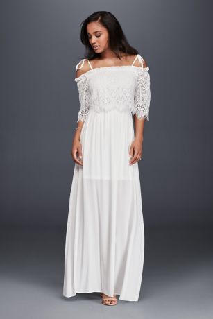 white sheath maxi dress