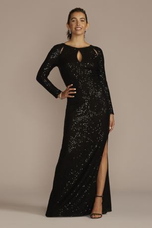 black dress prom