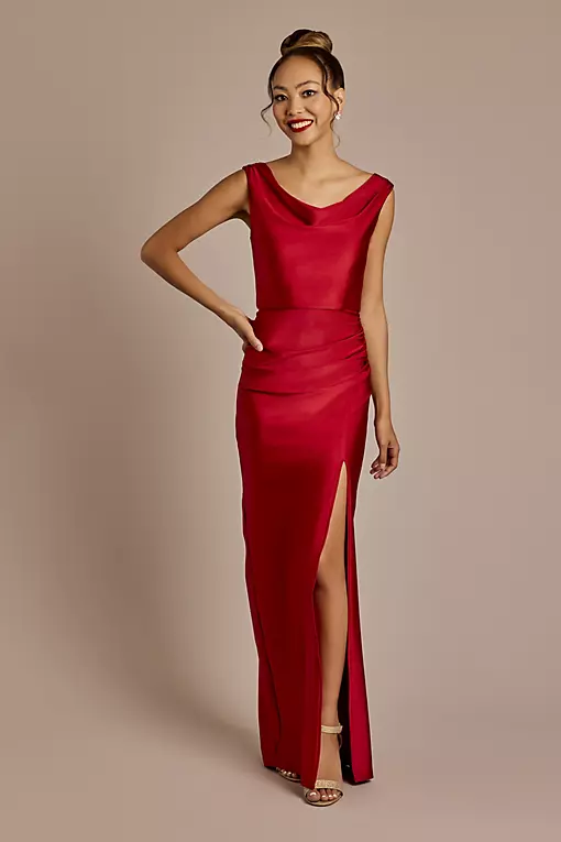 white christmas dresses Simple Red Off Shoulder Tulle Long Prom Dress Red Evening Dress Tp1130 US8 / As Picture