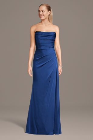 Picture of Jeweled Matte Satin Sheath Dress