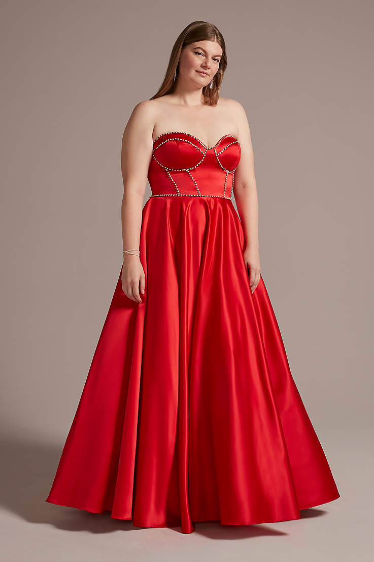 Red Wedding Dresses ☀ Gowns | David's ...