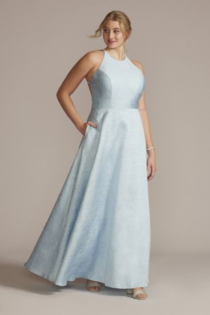 davids bridal light blue