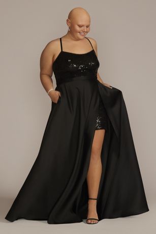 Plus Size Black Dresses Gowns David S Bridal