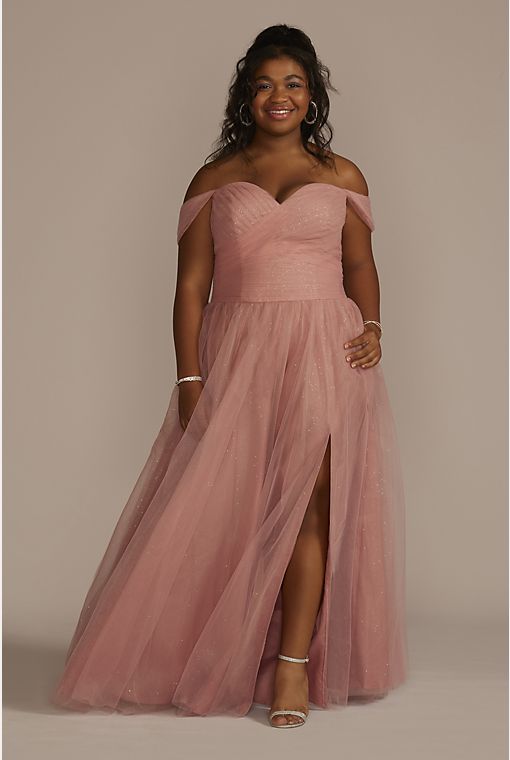 Take Me Out Red and Pink Color Block Plus Size Dress