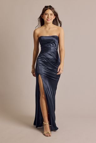Picture of Strapless Glitter Knit Sheath Dress