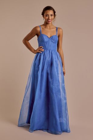 Picture of Glitter Tulle Corset Bodice Ball Gown