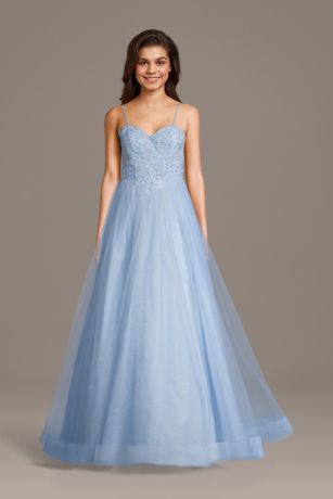 Picture of Embellished Basque Waist Sweetheart Bodice Gown