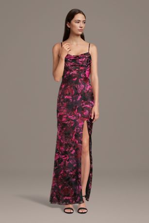 Picture of Floral Print Burnout Sheath Dress