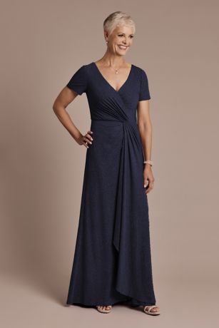 Picture of Twist Front Glitter Knit Sheath Dress