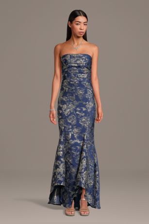 Picture of Strapless Brocade Mermaid Dress