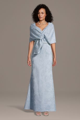 Picture of Jacquard Sheath Dress with Wrap Jacket