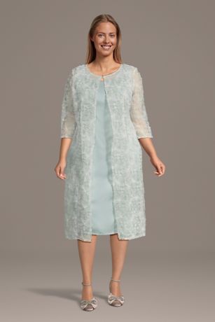 Picture of Floral Soutache Matte Satin Short Jacket Dress