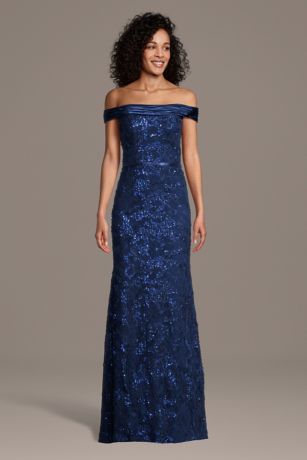 Picture of Off-the-Shoulder Lace Sheath Dress
