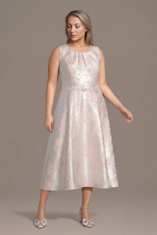 Picture of Floral Tea-Length A-Line Dress
