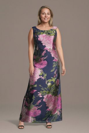 Picture of Floral High-Neck A-Line Tank Dress