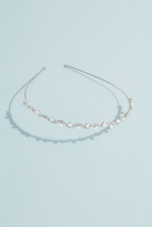 Picture of Clustered Pearl and Crystal Headband